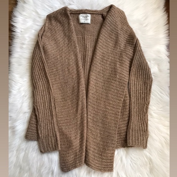 Abercrombie & Fitch Sweaters - Abercrombie & Fitch Brown Knit Cardigan